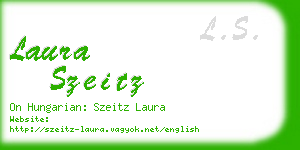 laura szeitz business card